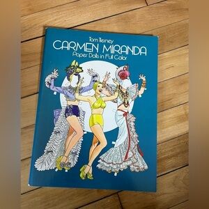 Tom Tierney Carmen Miranda Paper Dolls in Full Color